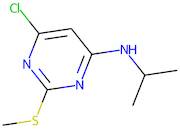 4-Chloro-6-(isopropylamino)-2-(methylsulphanyl)pyrimidine