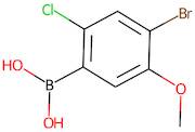 4-Bromo-2-chloro-5-methoxybenzeneboronic acid