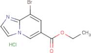 Ethyl 8-bromoimidazo[1,2-a]pyridine-6-carboxylate hydrochloride