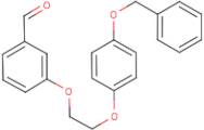 3-{2-[4-(Benzyloxy)phenoxy]ethoxy}benzaldehyde