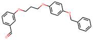 3-{3-[4-(Benzyloxy)phenoxy]propoxy}benzaldehyde