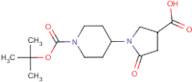1-[1-(tert-Butoxycarbonyl)piperidin-4-yl]-5-oxopyrrolidine-3-carboxylic acid