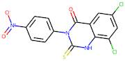 6,8-Dichloro-3-(4-nitrophenyl)-2-thioxo-2,3-dihydro-1H-quinazolin-4-one