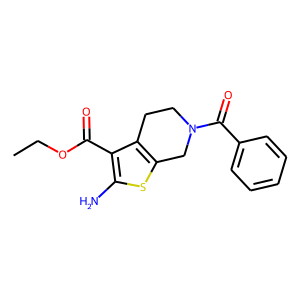 Ethyl 2-amino-6-benzoyl-4,5,6,7-tetrahydrothieno[2,3-c]pyridine-3-carboxylate