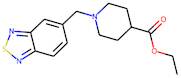 Ethyl 1-(2,1,3-benzothiadiazol-5-ylmethyl)piperidine-4-carboxylate