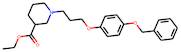 Ethyl 1-{3-[4-(benzyloxy)phenoxy]propyl}piperidine-3-carboxylate