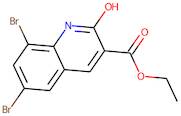 Ethyl 6,8-dibromo-2-oxo-1,2-dihydroquinoline-3-carboxylate