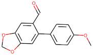 6-(4-Methoxyphenyl)-1,3-benzodioxole-5-carboxaldehyde