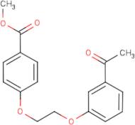 Methyl 4-[2-(3-acetylphenoxy)ethoxy]benzoate