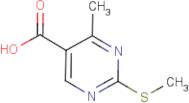 4-Methyl-2-(methylthio)pyrimidine-5-carboxylic acid
