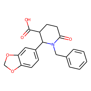 2-(1,3-Benzodioxol-5-yl)-1-benzyl-6-oxopiperidine-3-carboxylic acid