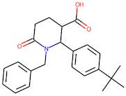 1-Benzyl-2-[4-(tert-butyl)phenyl]-6-oxopiperidine-3-carboxylic acid