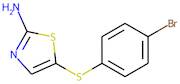 2-Amino-5-[(4-bromophenyl)thio]-1,3-thiazole