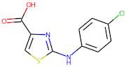 2-[(4-Chlorophenyl)amino]-1,3-thiazole-4-carboxylic acid