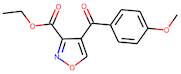 Ethyl 4-(4-methoxybenzoyl)isoxazole-3-carboxylate