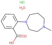 2-(4-Methylhomopiperazin-1-yl)benzoic acid hydrochloride hemihydrate