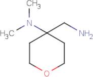 4-(Aminomethyl)-4-(dimethylamino)tetrahydro-2H-pyran