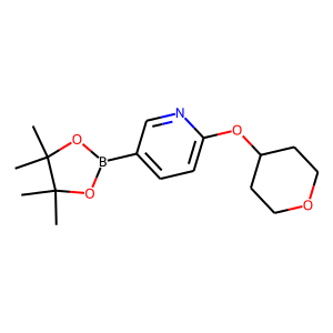 6-(Tetrahydro-2H-pyran-4-yloxy)pyridine-3-boronic acid, pinacol ester