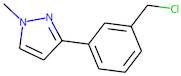 3-[3-(Chloromethyl)phenyl]-1-methyl-1H-pyrazole