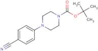 4-(Piperazin-4-yl)benzonitrile, N1-BOC protected