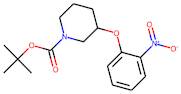 3-(2-Nitrophenoxy)piperidine, N1-BOC protected