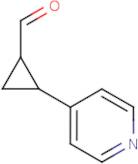 2-(Pyridin-4-yl)cyclopropane-1-carboxaldehyde