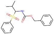 Benzyl N-[2-methyl-1-(phenylsulphonyl)propyl]carbamate