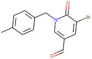 5-Bromo-1,6-dihydro-1-(4-methylbenzyl)-6-oxopyridine-3-carboxaldehyde