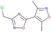 3-(Chloromethyl)-5-(3,5-dimethylisoxazol-4-yl)-1,2,4-oxadiazole