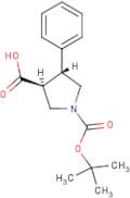 1-[(tert-Butyl)oxycarbonyl]-4-phenylpyrrolidine-3-carboxylic acid