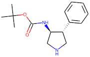 trans-3-Amino-4-phenylpyrrolidine, 3-BOC protected