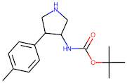 3-Amino-4-(4-methylphenyl)pyrrolidine, 3-BOC protected