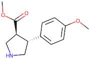 Methyl trans-4-(4-methoxyphenyl)pyrrolidine-3-carboxylate