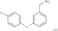 [3-(4-Chlorophenoxy)phenyl]methylamine hydrochloride