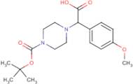 2-{4-[(tert-Butyl)oxycarbonyl]piperazinyl}-2-(4-methoxyphenyl)acetic acid
