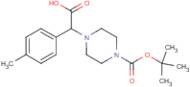 [4-(tert-Butoxycarbonyl)piperazin-1-yl](4-methylphenyl)acetic acid