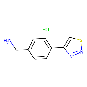 [4-(1,2,3-Thiadiazol-4-yl)phenyl]methylamine hydrochloride