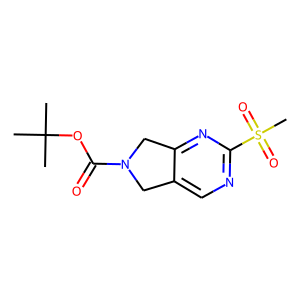 5,7-Dihydro-2-(methylsulphonyl)-6H-pyrrolo[3,4-d]pyrimidine, N6-BOC protected