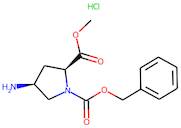 1-Benzyl 2-methyl (2S,4S)-4-aminopyrrolidine-1,2-dicarboxylate hydrochloride