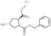 (2S, 4R)-4-Amino-1-[benzyloxycarbonyl]pyrrolidine-2-methylcarboxylate hydrochloride