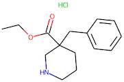 Ethyl 3-benzylpiperidine-3-carboxylate hydrochloride