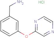 {3-[(Pyrazin-2-yl)oxy]phenyl}methylamine hydrochloride