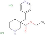 3-pyridin-4-ylmethylpiperidine-3-ethylcarboxylate dihydrochloride
