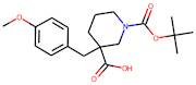 1-[(tert-Butyl)oxycarbonyl]-3-(4-methoxybenzyl)piperidine-3-carboxylic acid