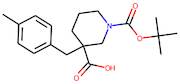 1-[(tert-Butyl)oxycarbonyl]-3-(4-methylbenzyl)piperidine-3-carboxylic acid