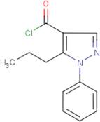 1-Phenyl-5-n-propylpyrazole-4-carbonyl chloride