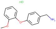 [4-(2-Methoxyphenoxy)phenyl]methylamine hydrochloride