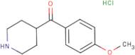 (4-Methoxyphenyl)(piperidin-4-yl)methanone hydrochloride