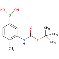 3-Amino-4-methylbenzeneboronic acid, N-BOC protected