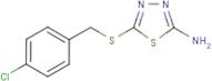2-Amino-5-[(4-chlorobenzyl)thio]-1,3,4-thiadiazole
